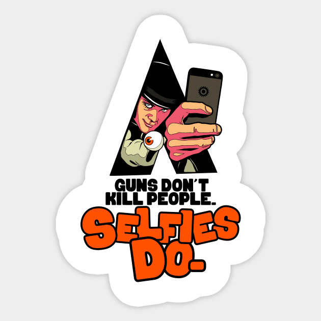 A Clockwork Selfie Sticker by butcherbilly